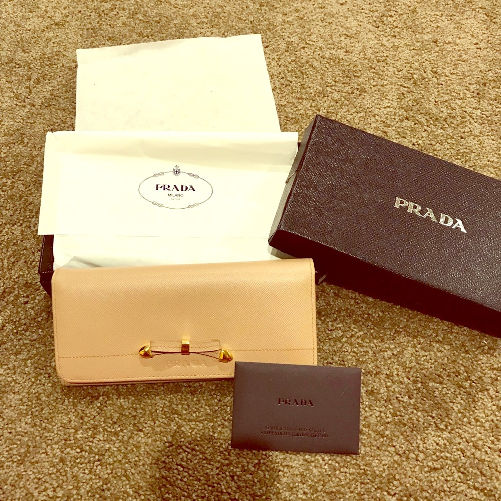 Authentic Prada wallet